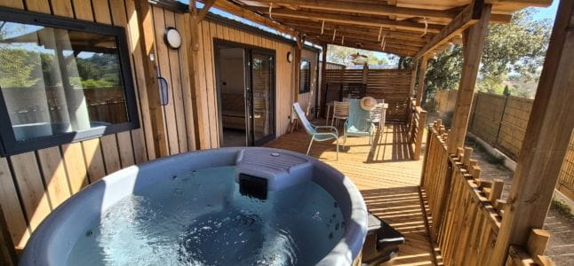 Casa mobile OCÉANE con spa privata